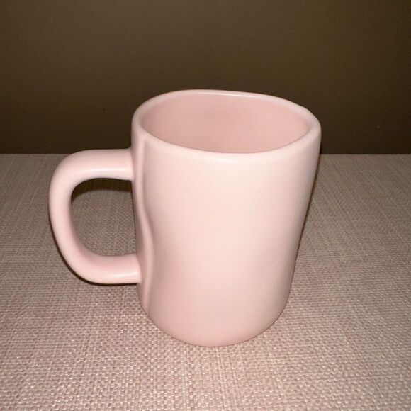 Rae Dunn Artisan “Cat Lover” Light Pink Ceramic Mug EUC - Picture 2 of 4
